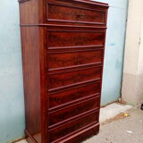 Semainier Louis Philippe mahogany