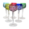 Set of six Riesling Cristal de Saint-Louis glasses
