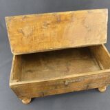 Old wedding chest in carved wood Nepal or India