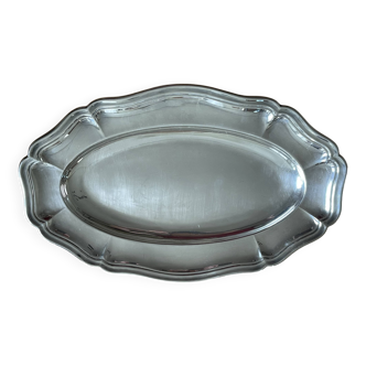 Ercuis silver-plated metal dish