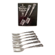 Set de 6 fourchettes à gâteau Hildesheim Rose plaqué argent