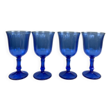 Blue stemmed glasses