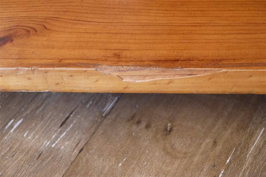 Vintage wooden coffee table 1970