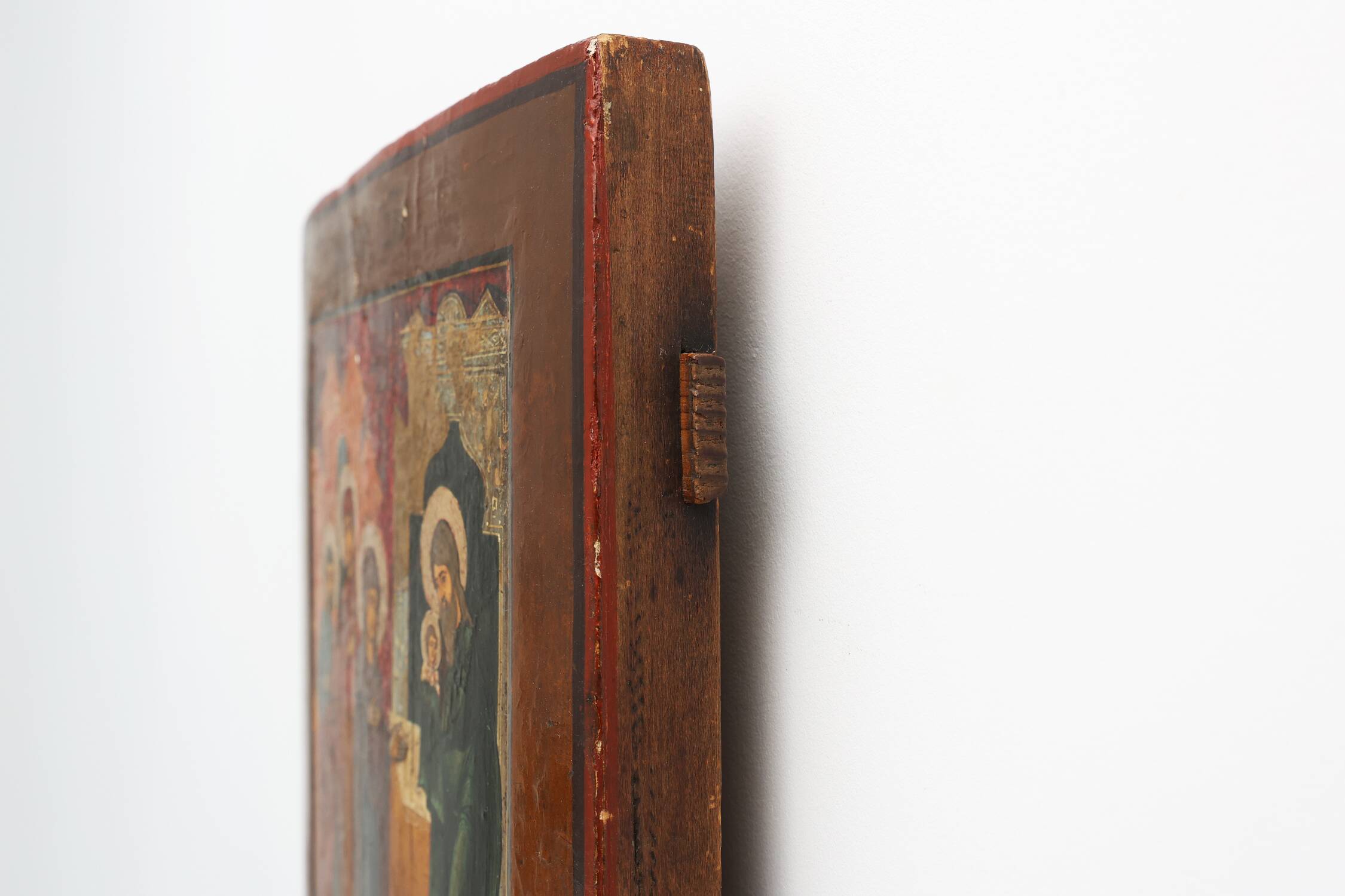 Russian wood panel Icon of the Presentation of Our Lord, 19th Century