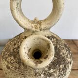 Patinated terracotta gargoulette jug