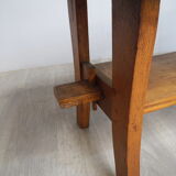 Coffee table with vintage wooden tray year 1960/1970