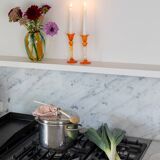 Mouth blown candlestick