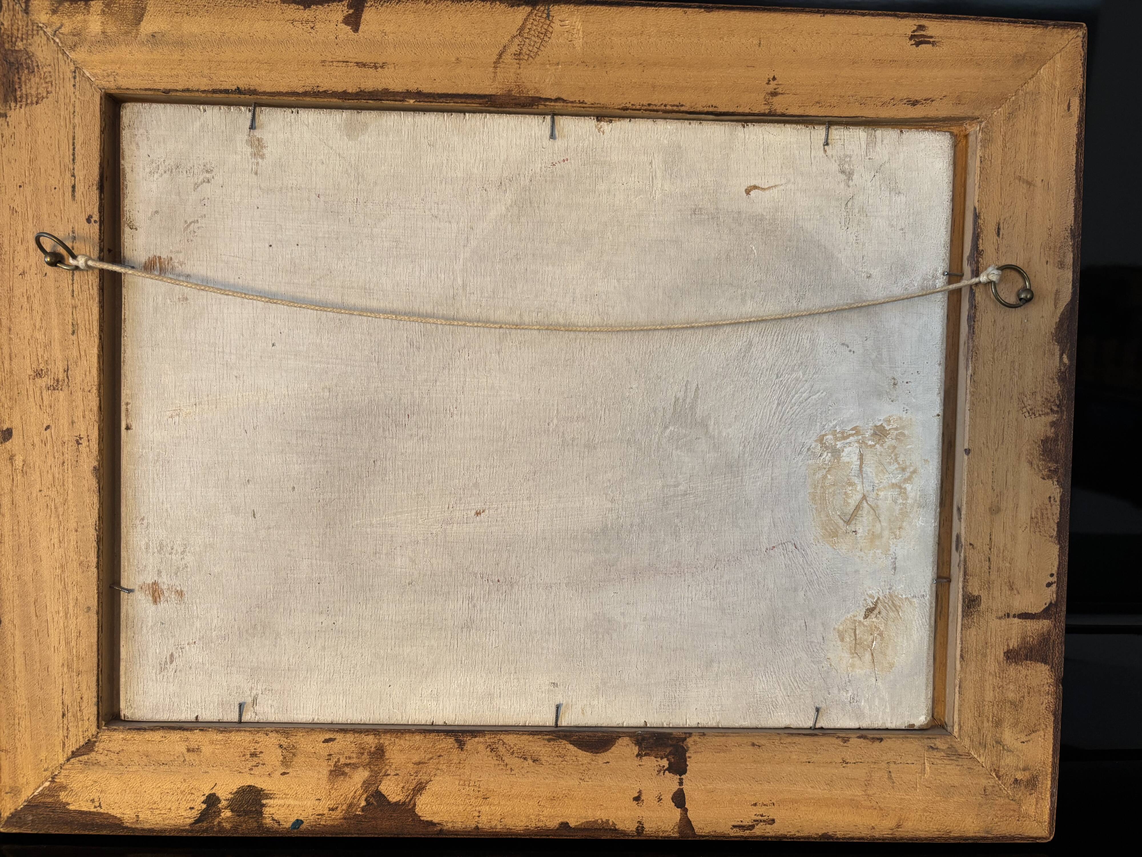 Signed painting, maritime decor