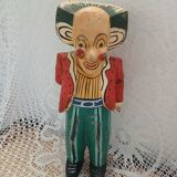 Antique wooden clown