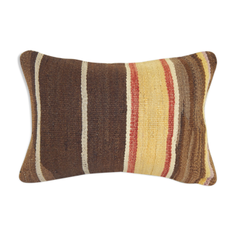 Housse de coussin kilim de chanvre turc ak153