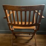 Folding armchair made in Italy stamped Reguitti