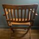 Folding armchair made in Italy stamped Reguitti