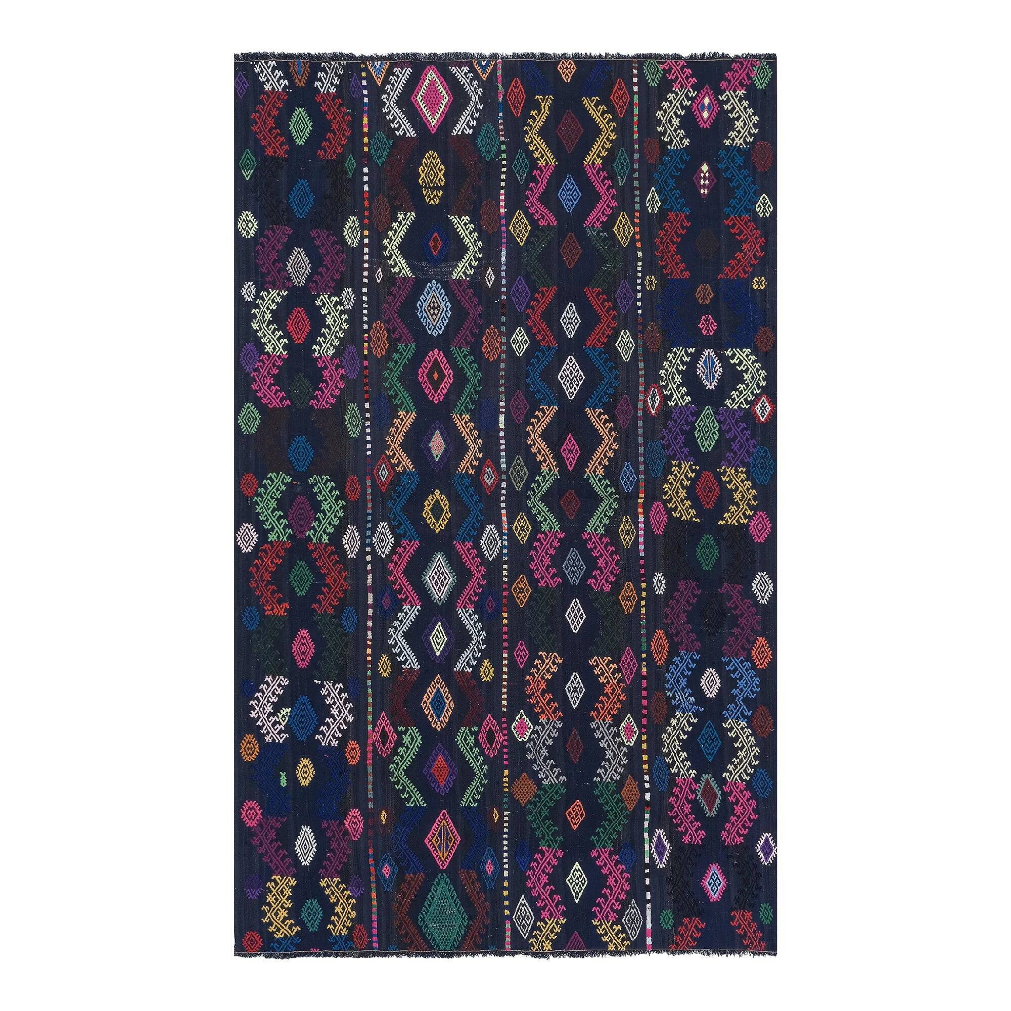 Vintage Turkish kilim, handwoven, 170x294 cm.