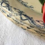 Four plates flat faience of Gien model begonia