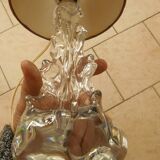 Foot crystal lamp