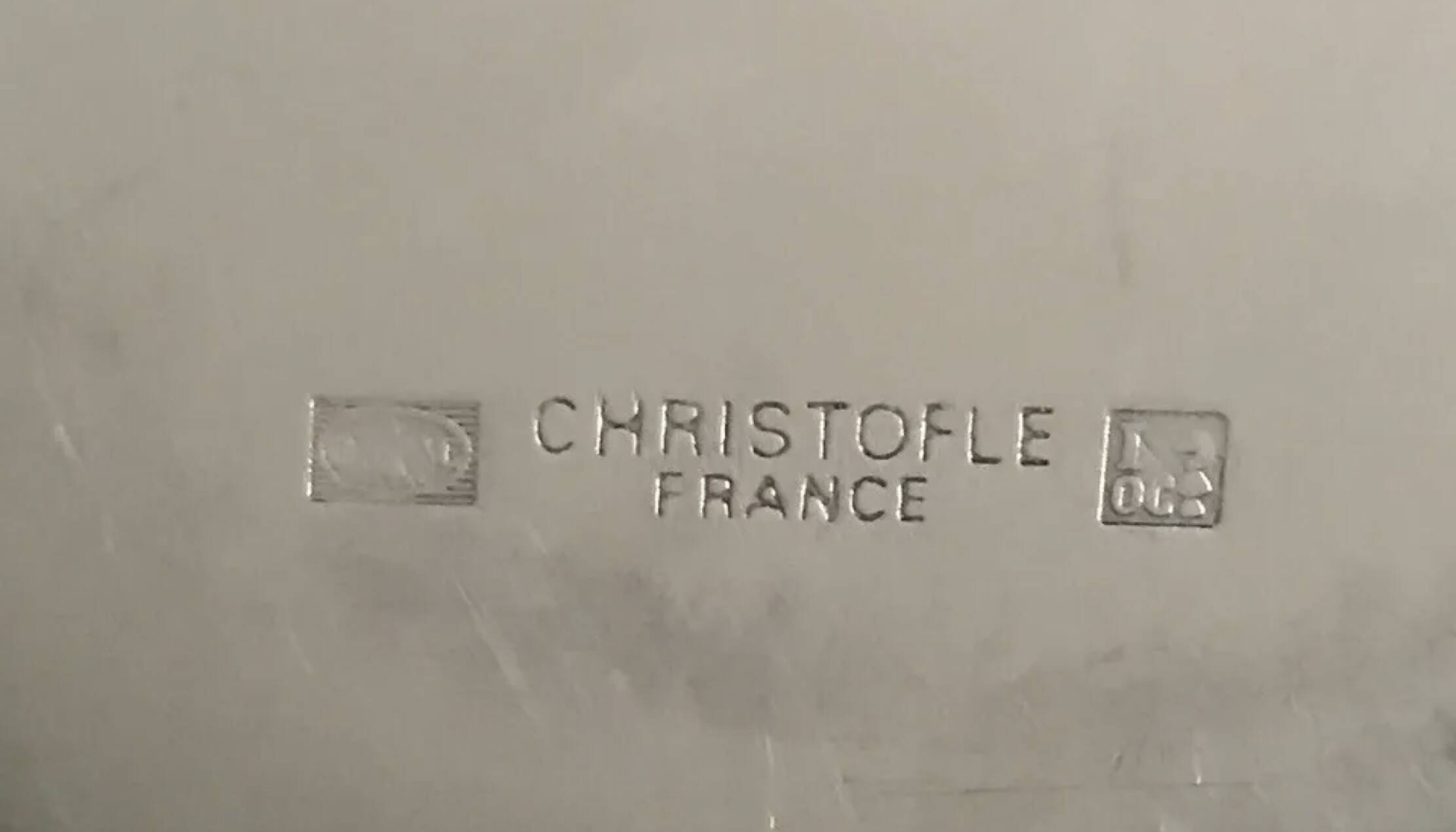 Saucière en métal argenté christofle modèle perle