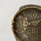 Brass fish ashtray or pocket emptier