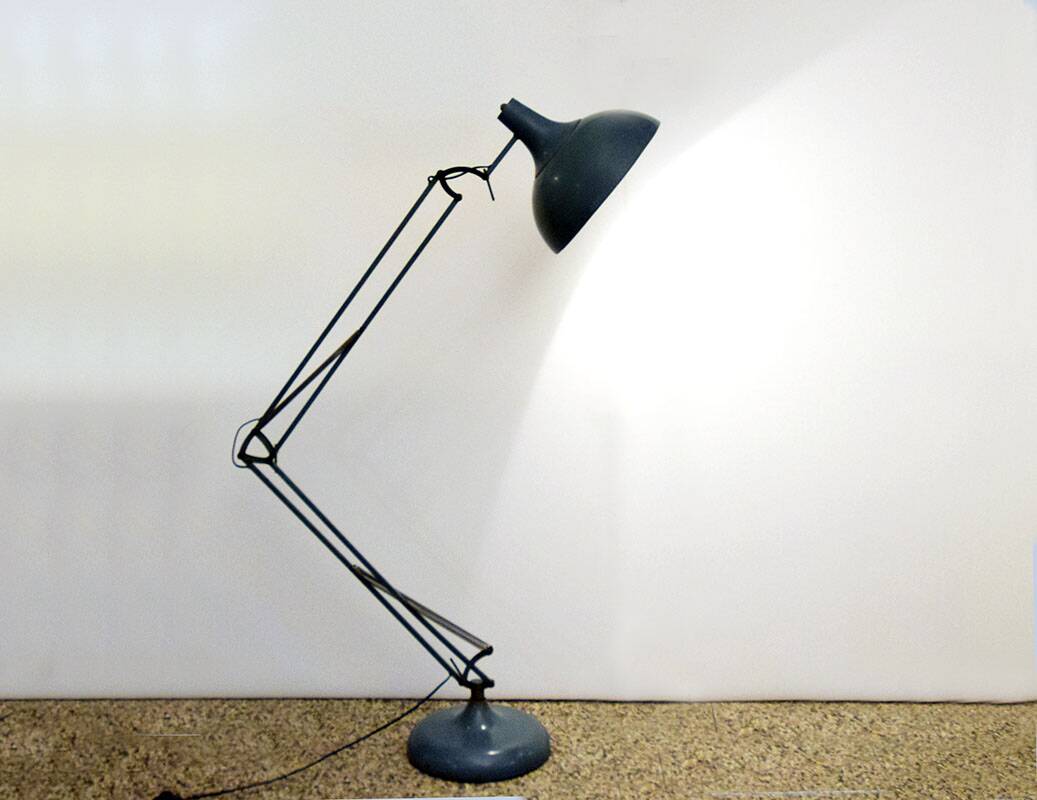 Large industrial floor lamp, early 1960s