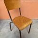6 chaises école Mullca vintage 60s