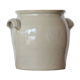Medium-sized sandstone pot, gray glazed, two ears