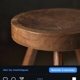 Jean Touret stool for the artisans of Marolles.