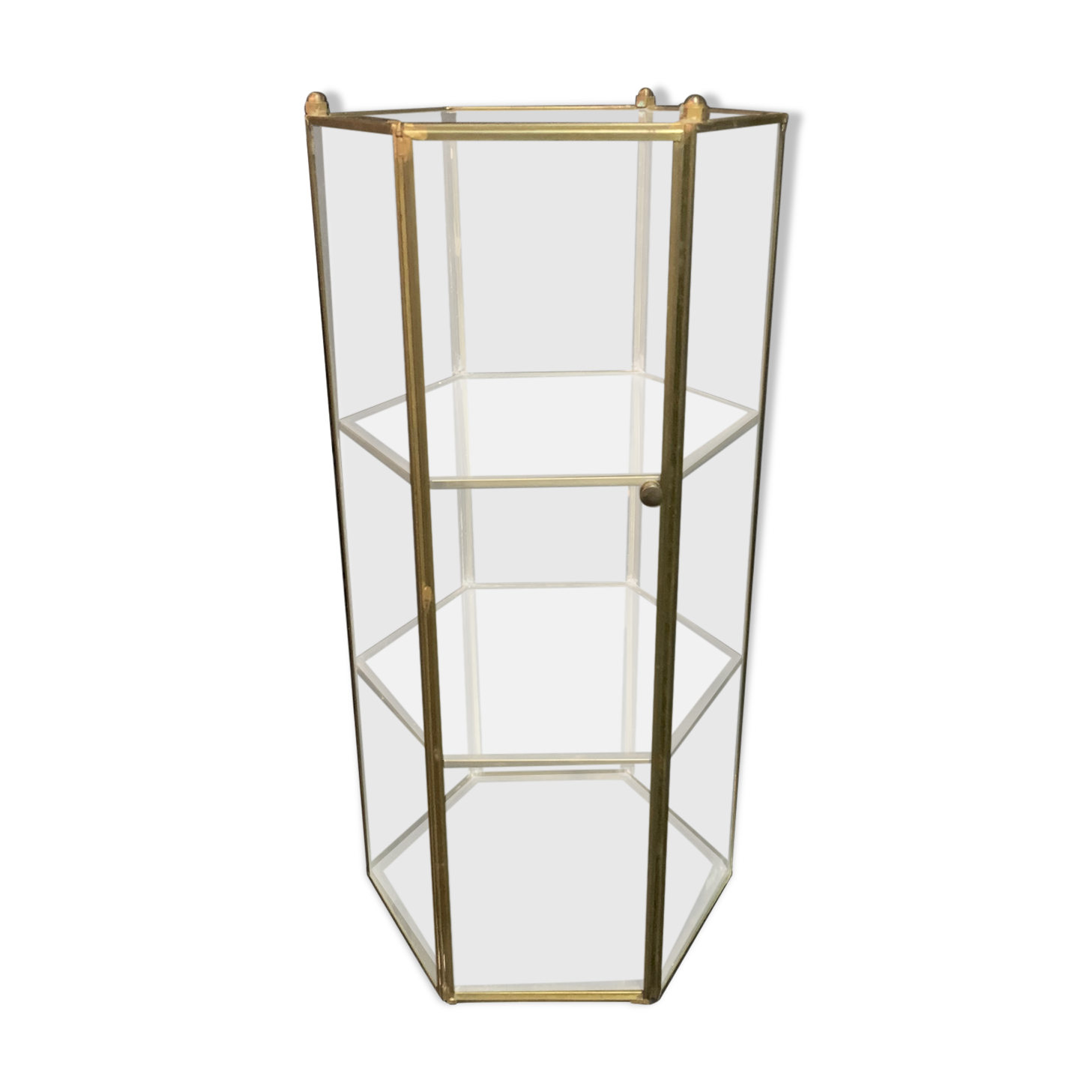 Hexagonal showcase for collectibles