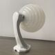 Porcelain wall lamp and vintage Clichy glass