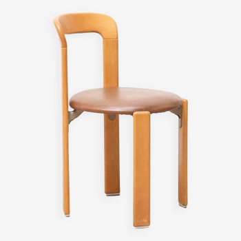 Chair Kusch+co Bruno Rey Skaï brown