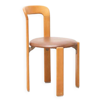 Chair Kusch+co Bruno Rey Skaï brown