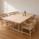 Børge Mogensen BM6286 shaker dining table for Fredericia in solid soaped oak