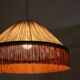 Beautiful suspension — earth stripes, bohemian fringes