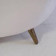 Grey velvet sofa by Guglielmo Veronesi for ISA, circa 1950.