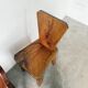 Paire de chaises brutalistes savoyardes en pin