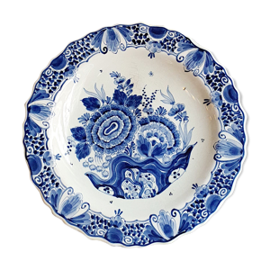 Plat royal delft blue holland peint
