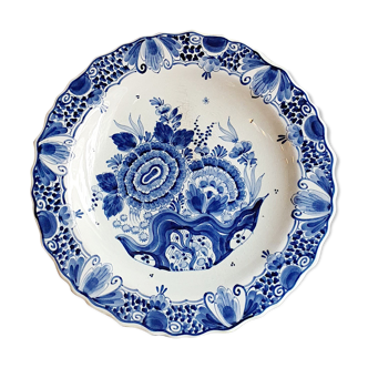 Large hand-painted Royal Delft Blue Holland dish