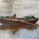 Paintings  "Lakescapes" nocturnal and daytime signed L. Arnoux