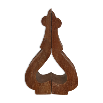 Pair of greenhouse wooden pound