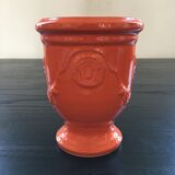 Orange Anduze vase