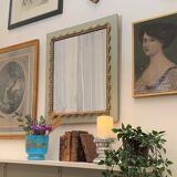 Old wood mirror