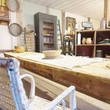 Table basse bois brut