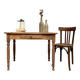 Antique table with turned legs (renovated)