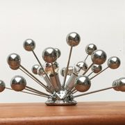 Lampe de table atomique allemande de l'âge spatial du milieu du siècle de Cosack