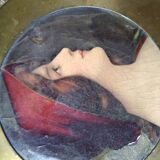 Mirror opposite hand late nineteenth 12x26cm