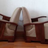 Pair of Art Deco armchairs, Morel Lab