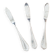 Christofle - Set of 3 fish knives, Spatours model, in silver-plated metal