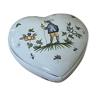 Moustiers earthenware candy box
