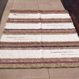 Handmade recycled cotton rug - Multicolor