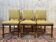 Suite de 6 chaises Napoléon III en noyer et tissu