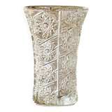 Grand vase ancien en cristal taillé