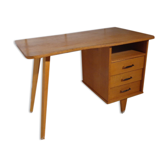 Vintage desk shape bean feet compass year 60